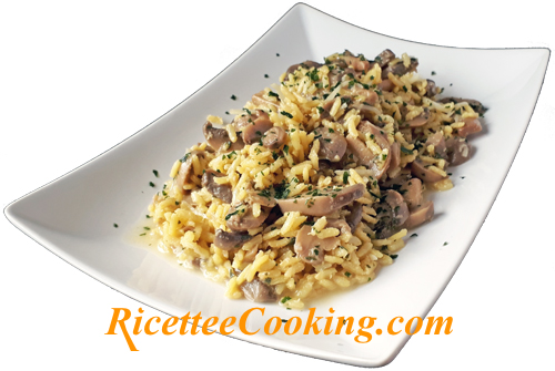 Risotto funghi e <a href=